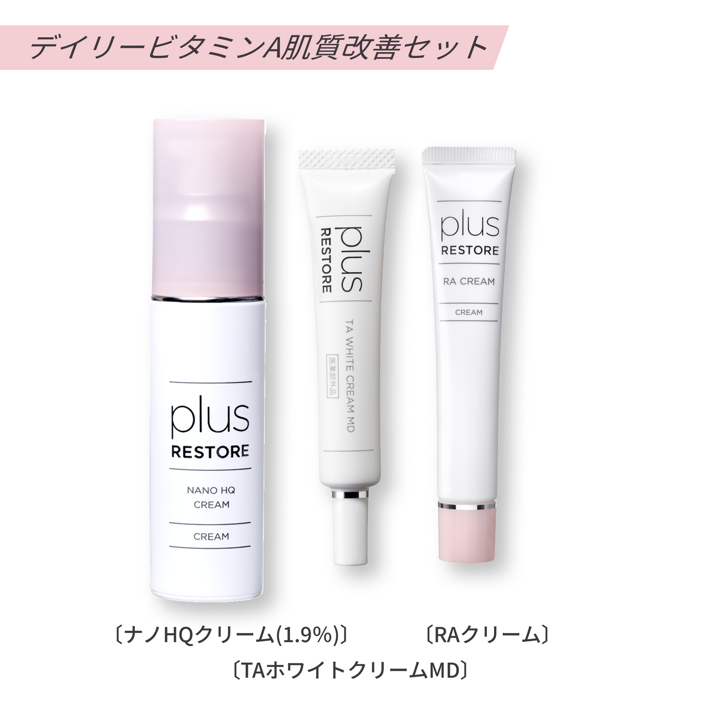 プラスリストア|デイリービタミンA肌質改善セット