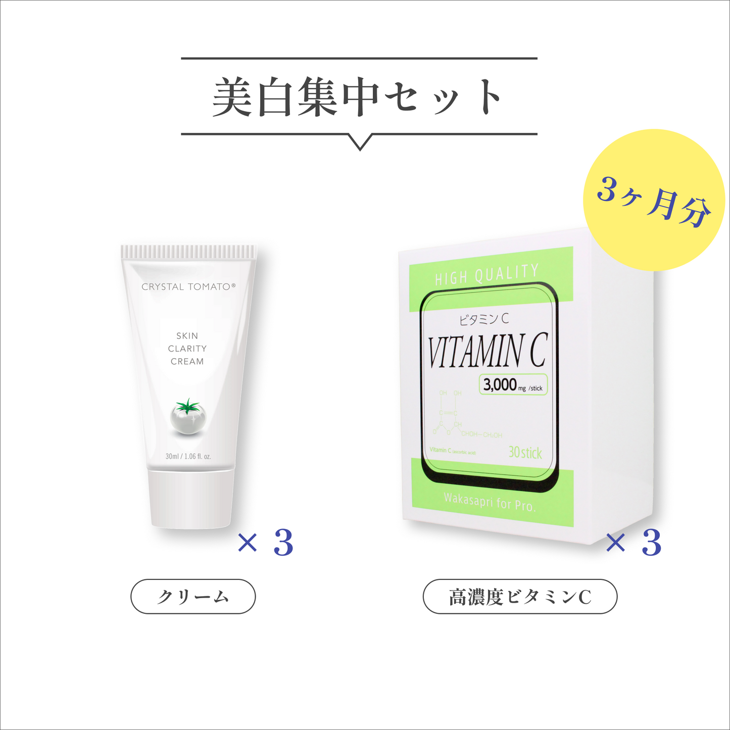 美白集中セット