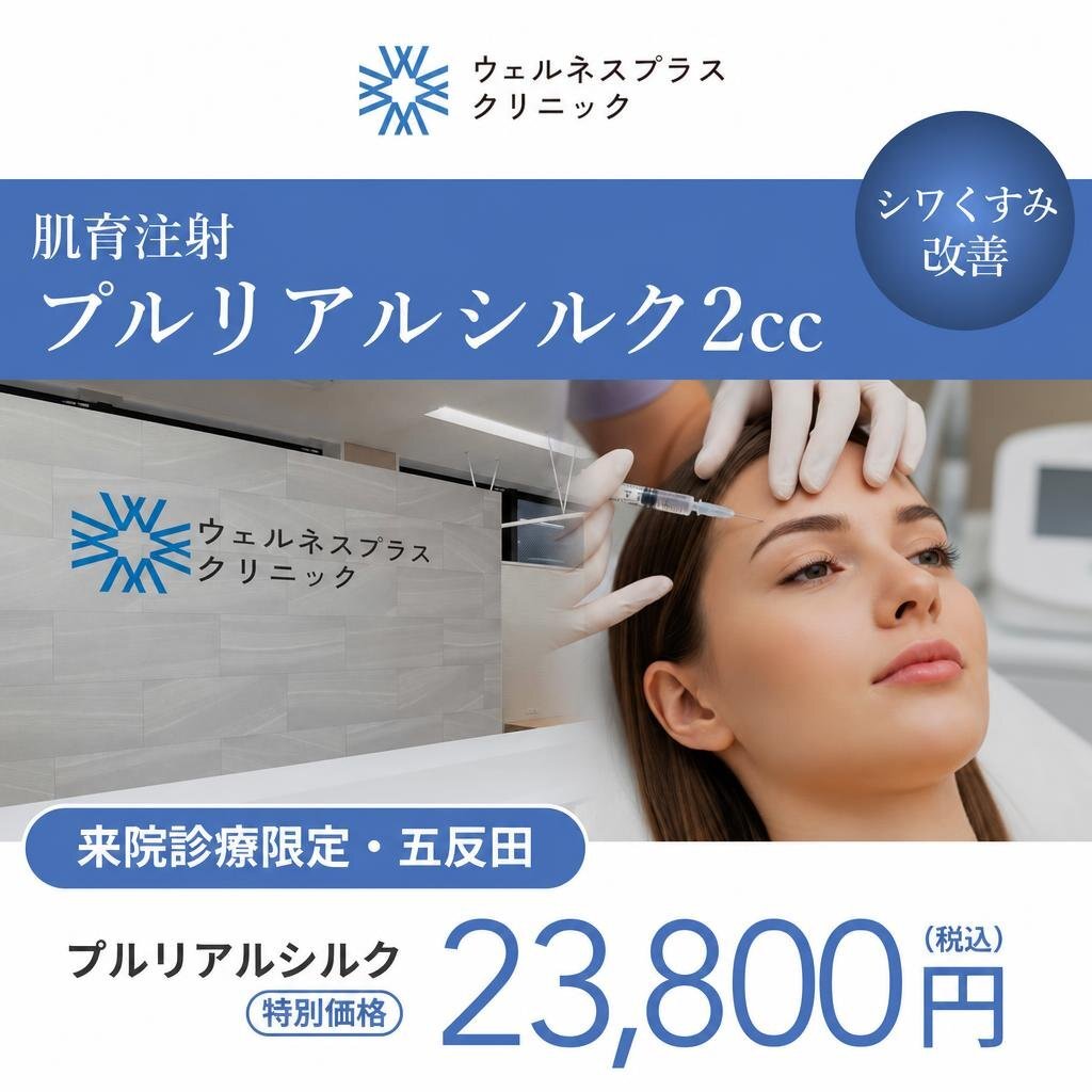 来院診療｜プルリアルシルク 2cc【Wellness Plus Clinic】