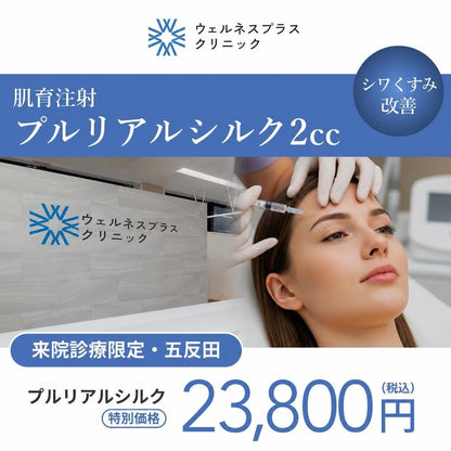 来院診療｜プルリアルシルク 2cc【Wellness Plus Clinic】