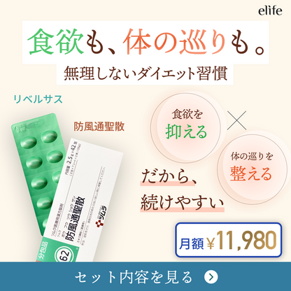 脂肪燃焼促進セット：リベルサス × 防風通聖散