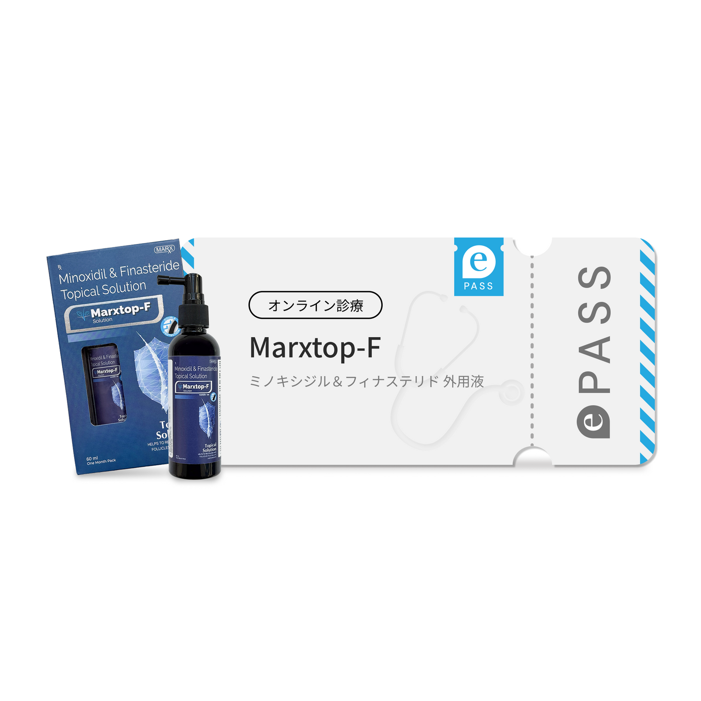 Minoxidil & Finasteride Topical Solution：Marxtop-F