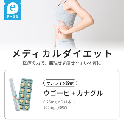 Wegovy 0.25mg + Canagliflozin 100mg