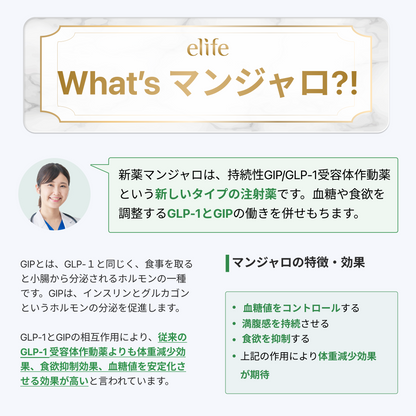 【業界最安値!! 初回9,980円】マンジャロ（2.5mg×4本）GIP/GLP-1医療ダイエット注射
