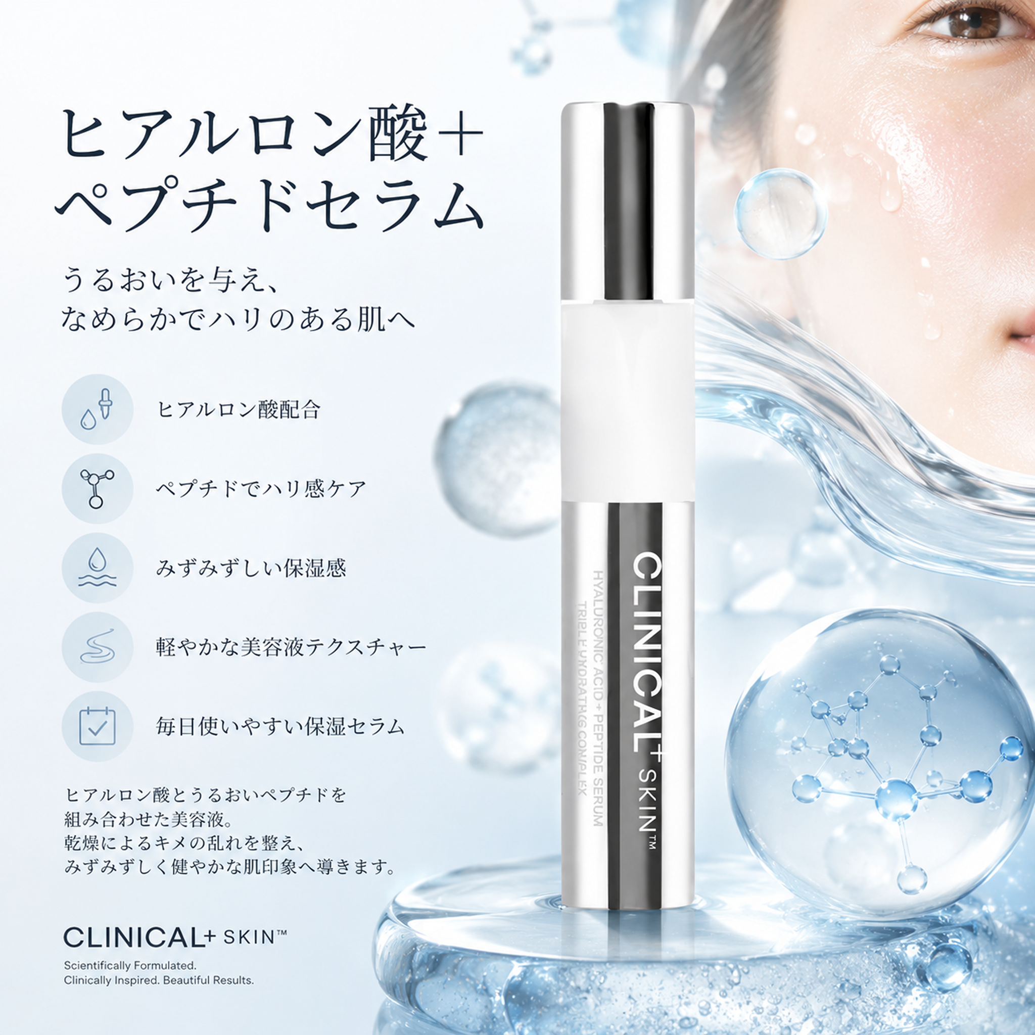 Hyaluronic Acid + Peptide Serum