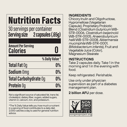 Glucose Control Probiotic Supplements