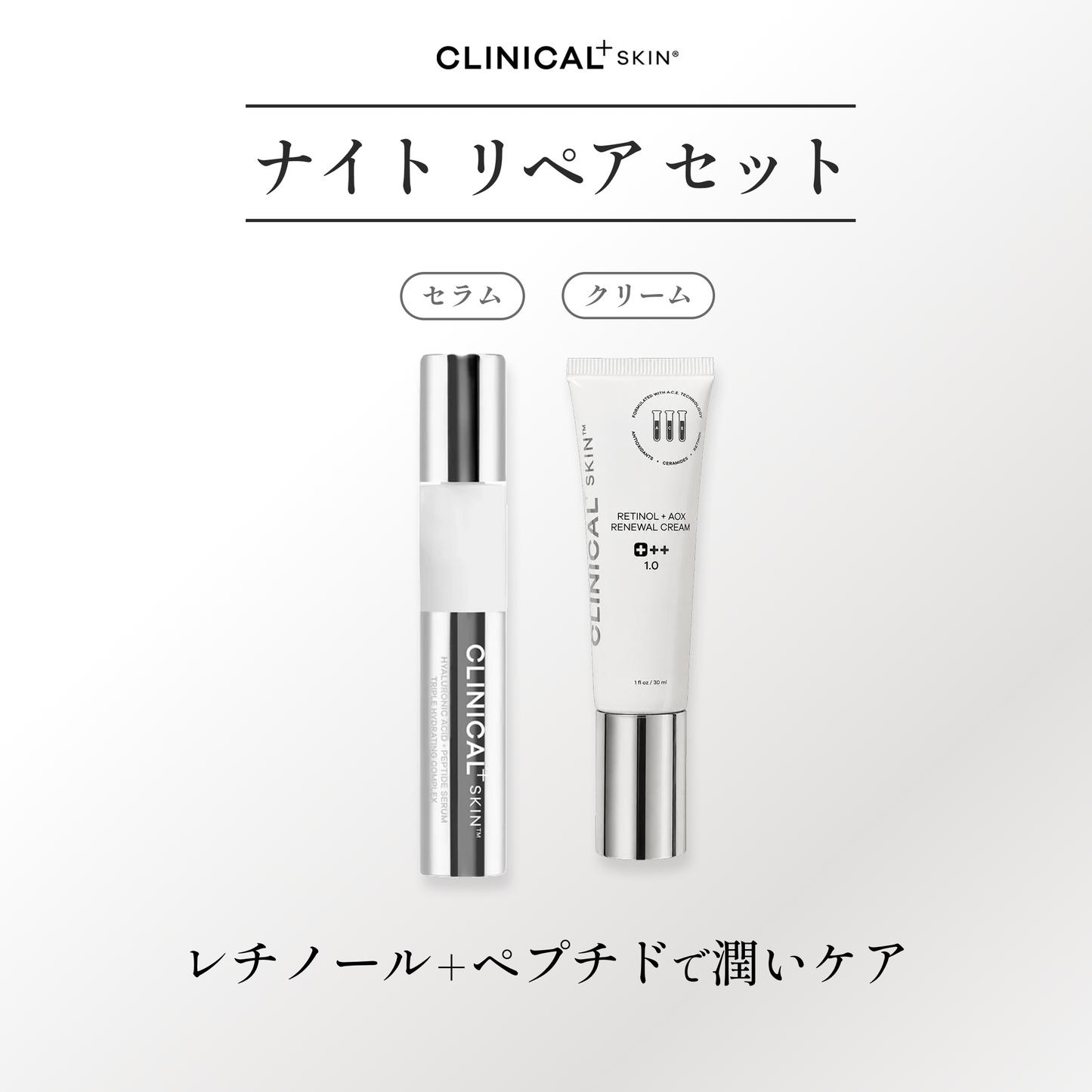 ナイト リペア セット 「Clinical+ Skin」
