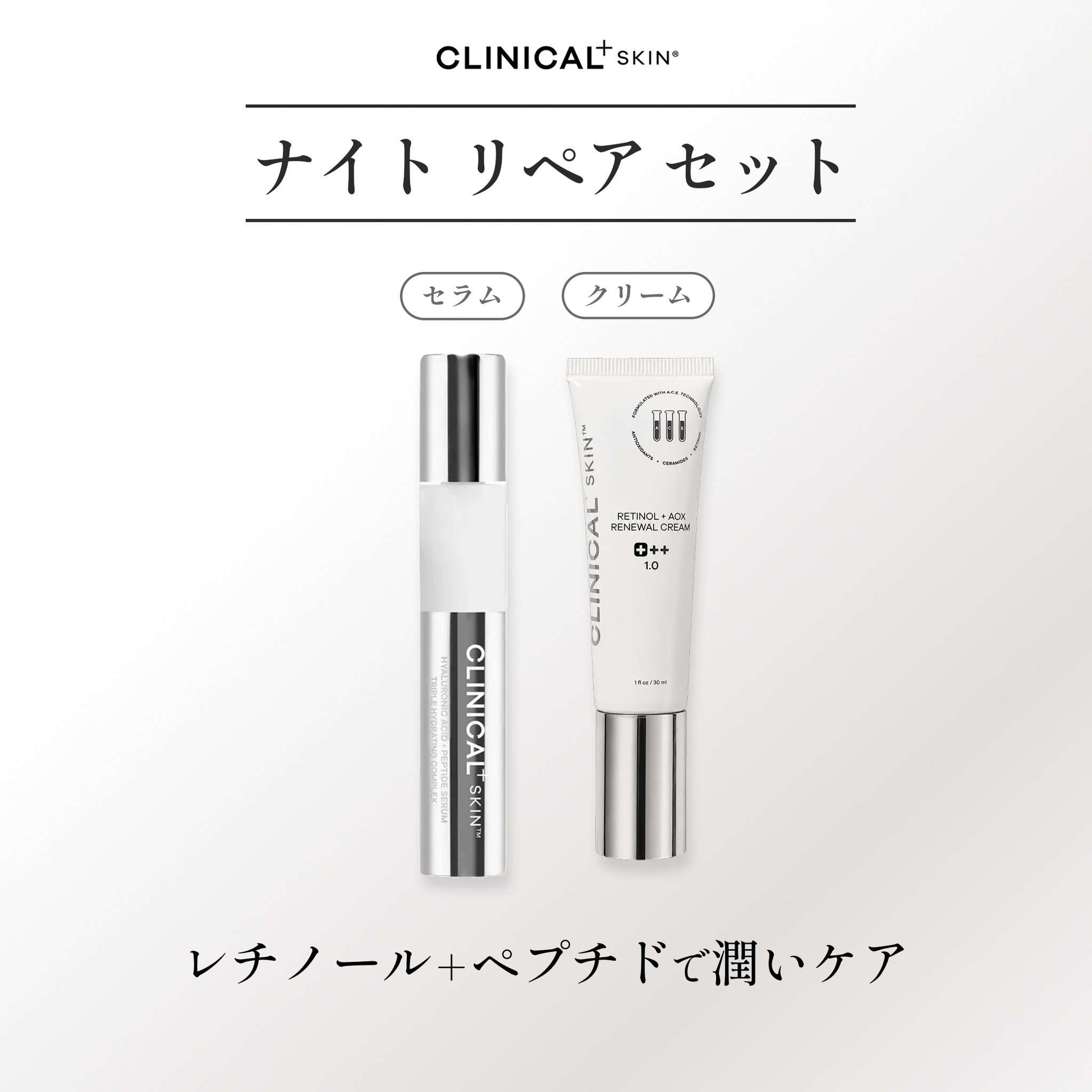 ナイト リペア セット 「Clinical+ Skin」